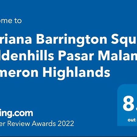 Mariana Barrington Square Goldenhills Pasar Malam Cameron Highlands Exteriör bild